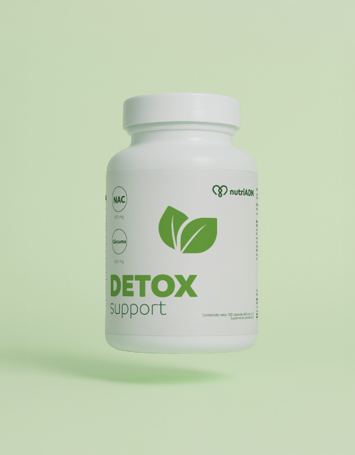 Detox Support con Cúrcuma, Cardo Mariano y Vitaminas C y E – Detox Avanzado