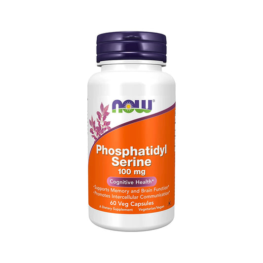 NOW Phosphatidyl Serine 100 mg 60 Cápsulas