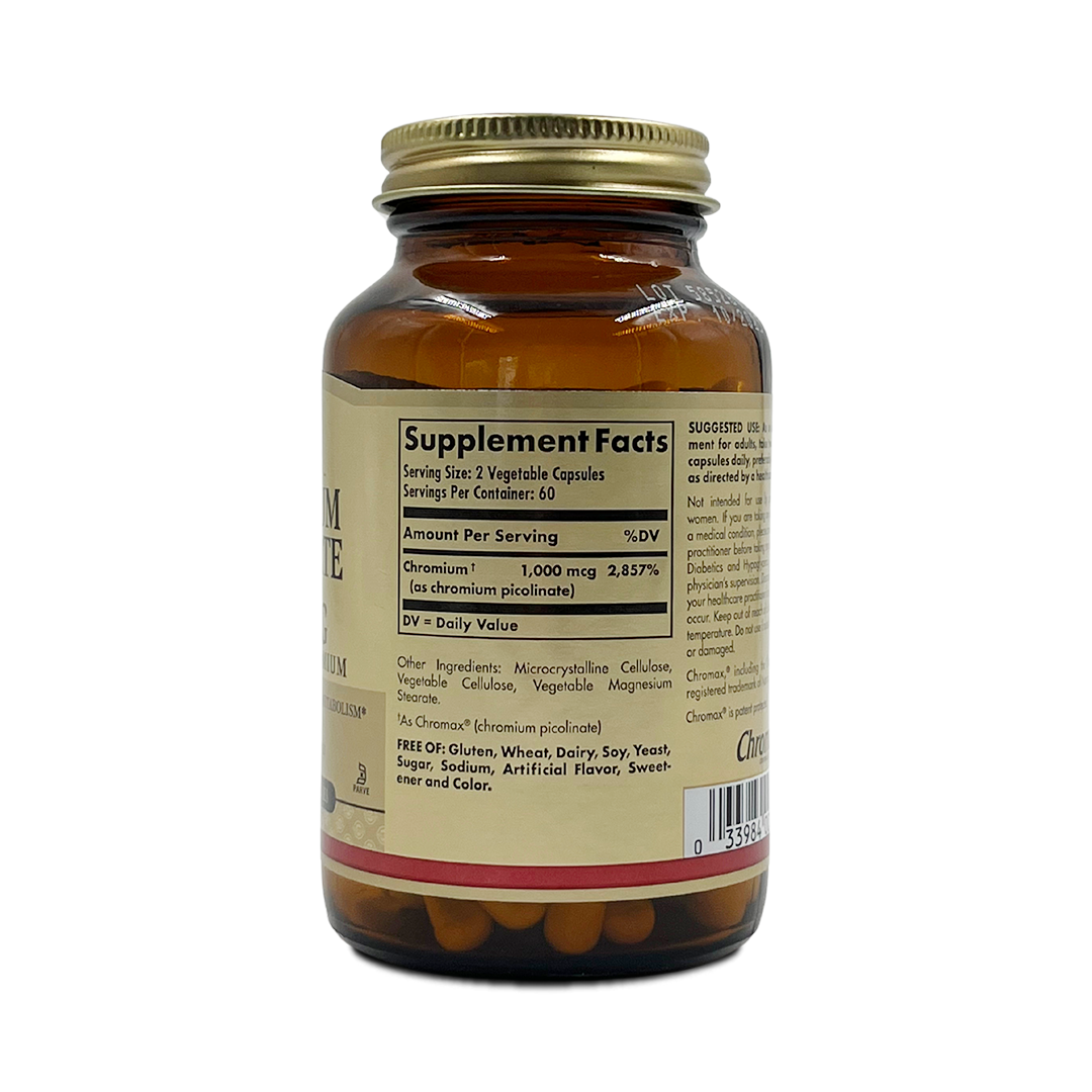Picolinato de cromo 500 mcg